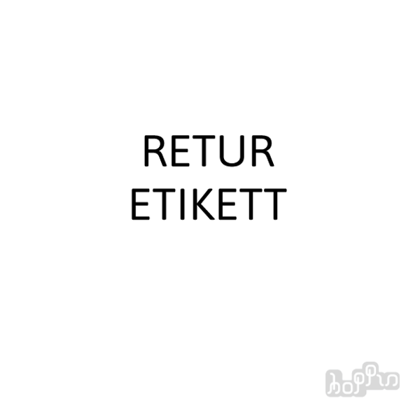 Returetikett m/sporing
