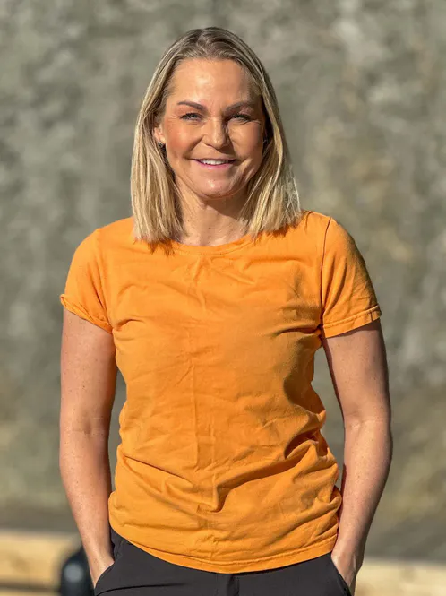 Hovedbilde Hoppin T-skjorte Orange - Dame