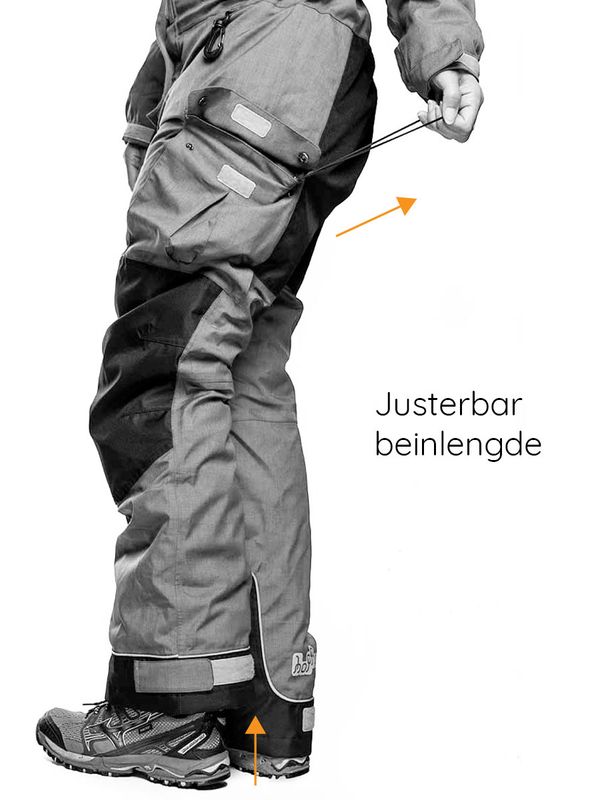 Hoppin Vinterselebukse Svart Herre