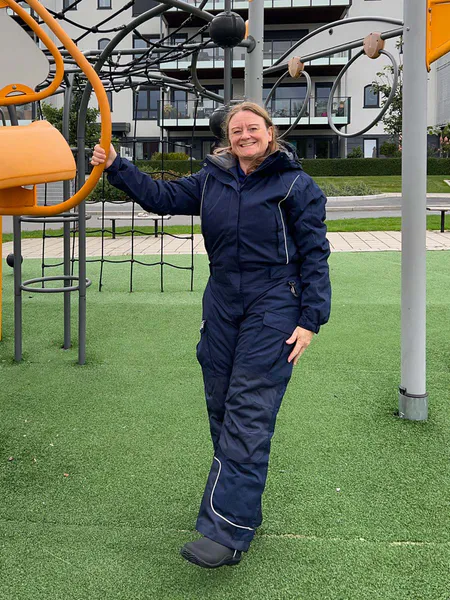 Hovedbilde Varmedressen Kort Marine Dame
