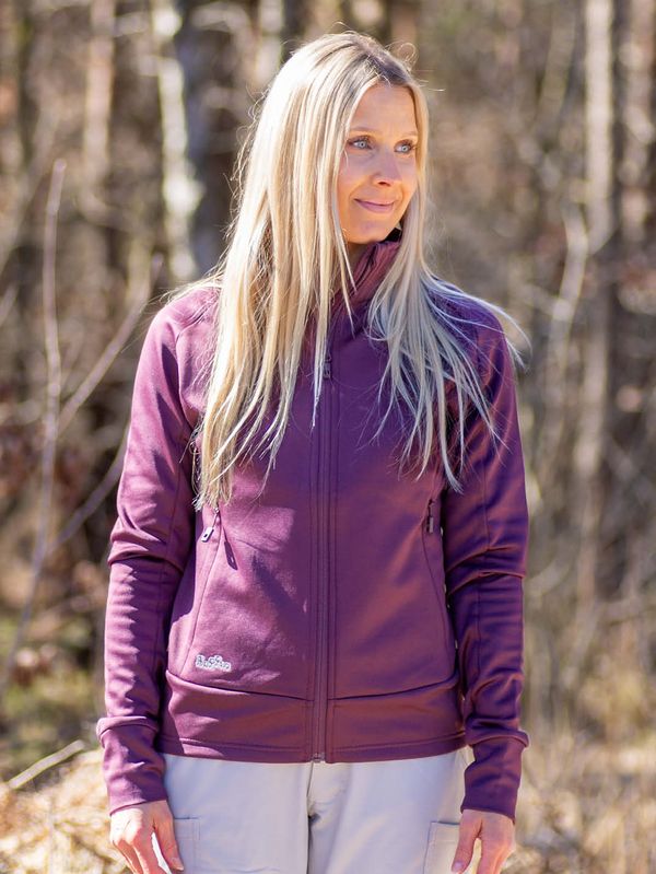 Teknisk Jakke og Bukse Burgunder/Svart Dame - Pakketilbud