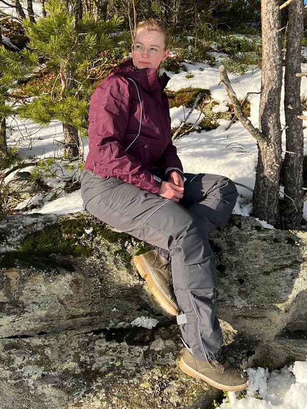 Hoppin Overtrekksbukse Grå Dame