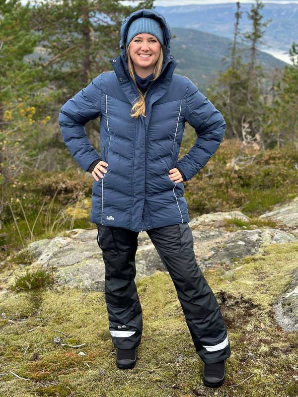 Hoppin Boblejakke Skyggeblå Dame