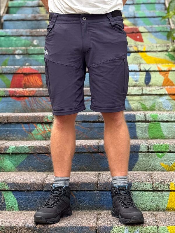 Hoppin Zip-off Bukse Mørk Marine Herre