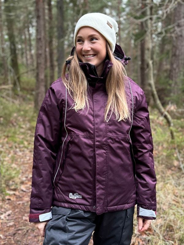 Hoppin vinterjakke Aubergine Unisex