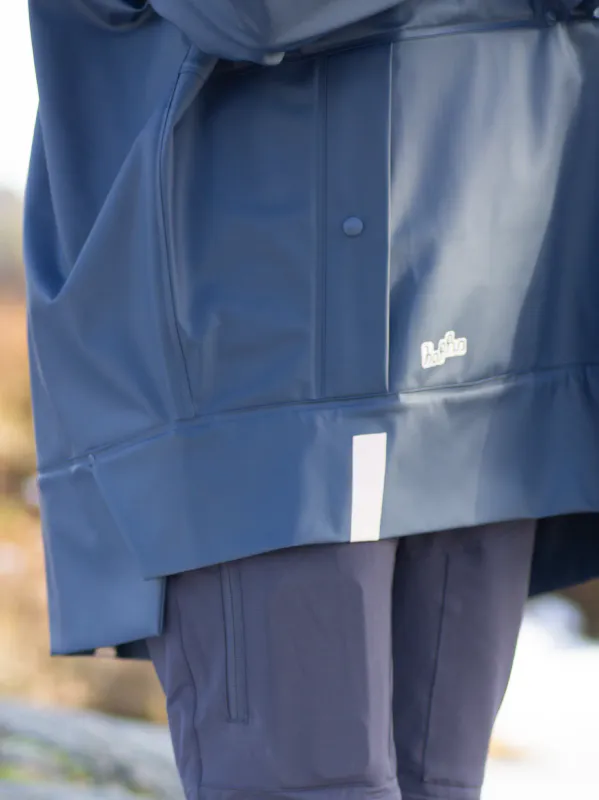 Robust PU Regnponcho Marine Dame