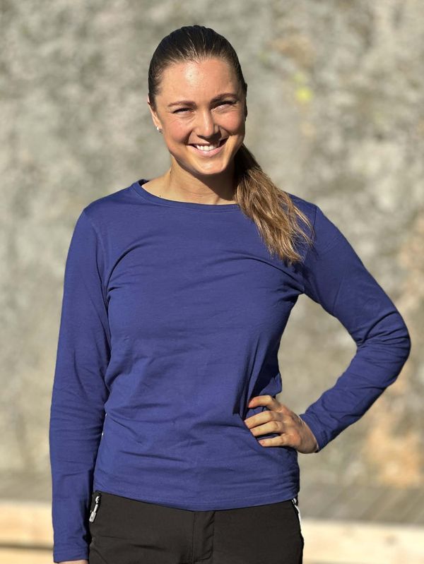 Hoppin Genser Blå - dame
