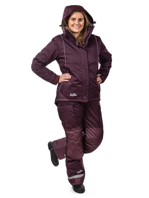 Hoppin Vinterjakke Aubergine Dame