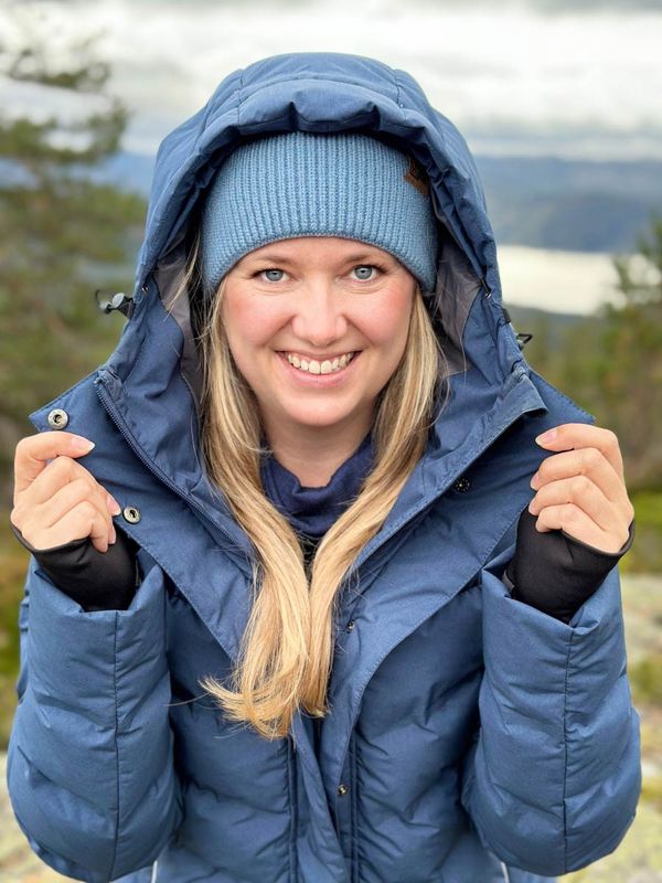 Hoppin Boblejakke Skyggeblå Dame