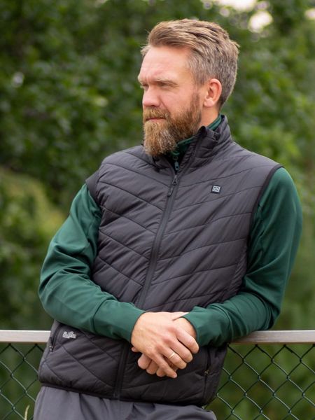 Hovedbilde Lune Varmevest med Varmeelementer Svart Herre