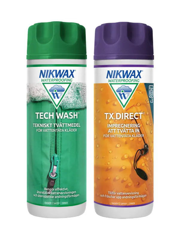NIKWAX TX DIR /TECH WASH - 2PK impregnering og vask 