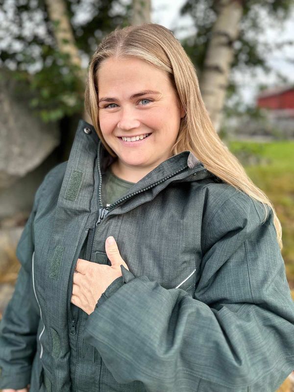 Hoppindressen Kort Grønn Dame