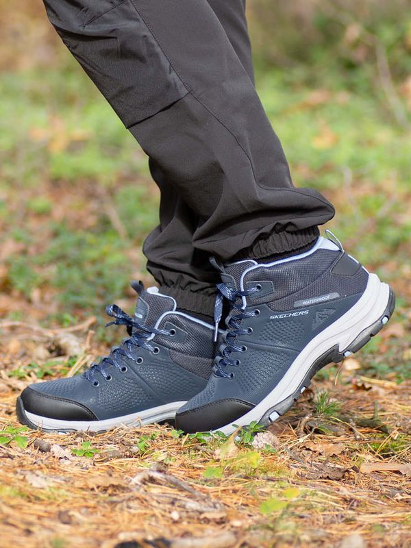 Skechers Relaxed Fit Trego Trail Marine Dame - Vanntett