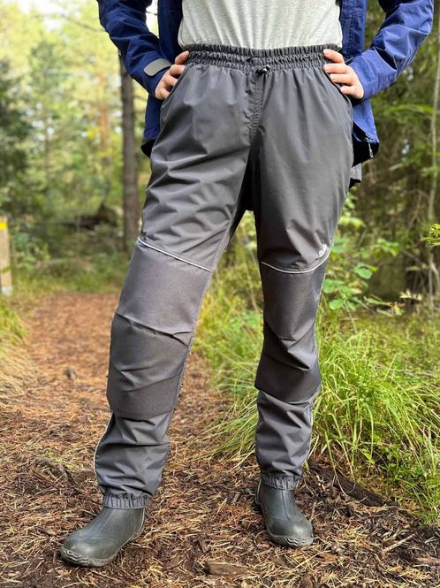 Hovedbilde Hoppin Overtrekksbukse Grå Dame