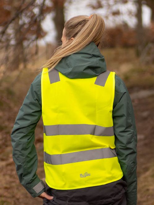 Hovedbilde Refleksvest Glidelås - Voksen gul